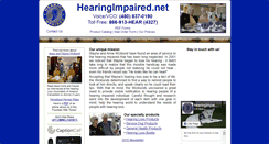 Desktop Screenshot of hearingimpaired.net